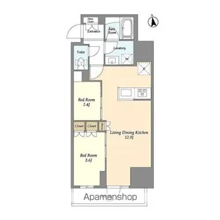 グランカーサ船堀Ⅰ【3階】の間取り