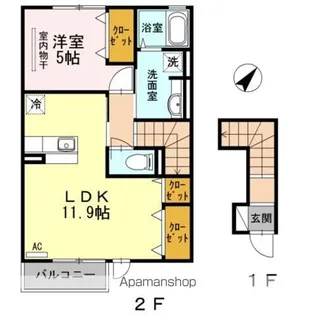 HARARAN CASTLE【2階】の間取り