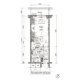 東京都渋谷区千駄ヶ谷4丁目【マンション】の間取り