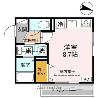 トリニティマーチ【1階】の間取り