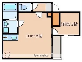 TALATTA箱崎【2階】の間取り