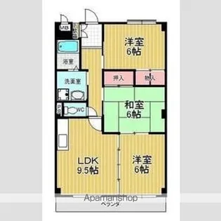 セントポーリア・サウス【3階】の間取り