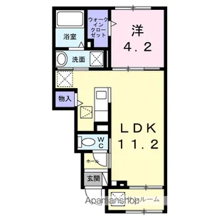 メヌエット【1階】の間取り