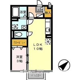 セジュール浅江【2階】の間取り