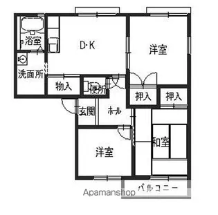 エスポワール太田【2階】の間取り