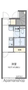 レオパレスシャルマン久保田【113号室】の間取り