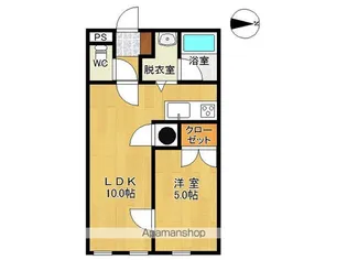 クラッシークラブ【111号室】の間取り