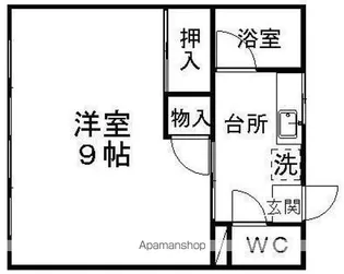 第一桜木コーポ【202号室】の間取り