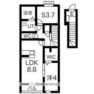クロノス【2階】の間取り