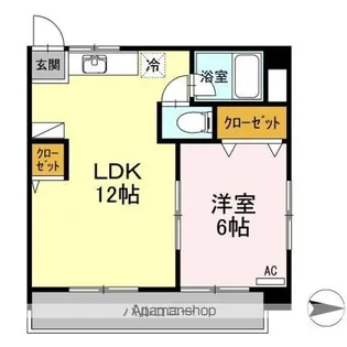 メゾン山越【3階】の間取り