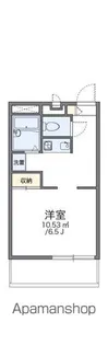 レオパレス毘沙門【303号室】の間取り