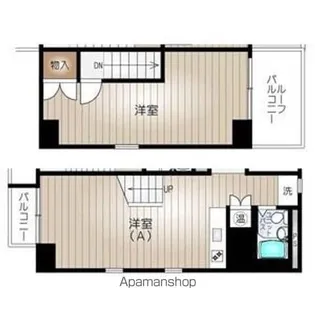アミティエ徳川(旧長谷川ビル第1)【5階】の間取り