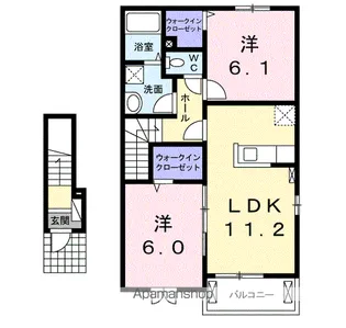 シャンプランテⅢ【2階】の間取り