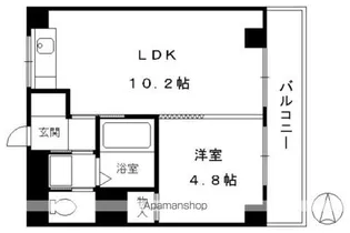 京都クレセントマンション【5階】の間取り