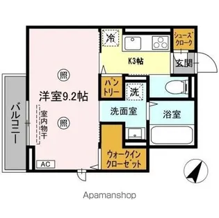 アルデア【3階】の間取り