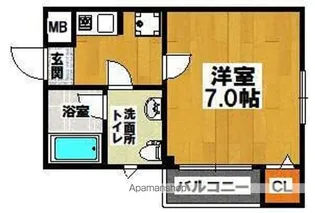メープルコート【305号室】の間取り