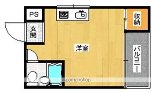 コーポシャルマン【2階】の間取り