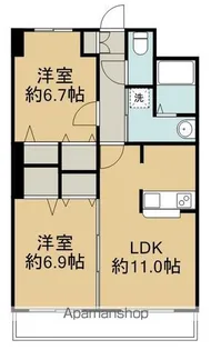 ディアコート【5階】の間取り