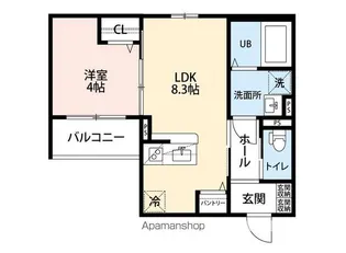 HS今宿【2階】の間取り