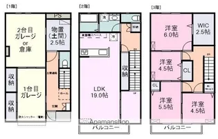 エストレーモ銀河II【B4LDK号室】の間取り