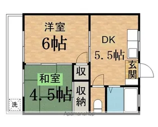 英進ハイツ【207号室】の間取り