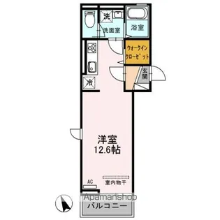 デルソーレ【303号室】の間取り