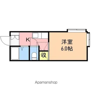SAJA青山【201号室】の間取り
