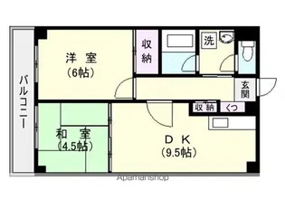 田原ビル【7階】の間取り
