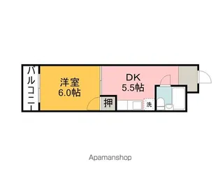 第3中西マンション【1階】の間取り