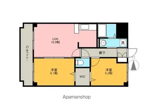 メルベーユ【2階】の間取り