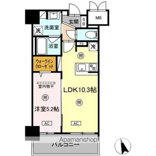 仮)中特ビル【5階】の間取り
