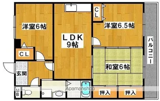ルミエール東雲【1階】の間取り