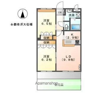 シエル クレール【1階】の間取り