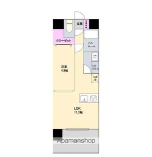 グランパーク渡鹿【2階】の間取り