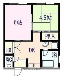瑞穂アパート【10号室】の間取り