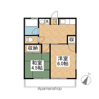 シティハイムフローラ【101号室】の間取り