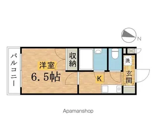 リフォックスハイム館町【406号室】の間取り