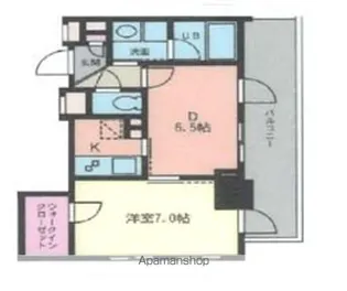 ドゥーエ幡ヶ谷【3階】の間取り