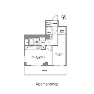 BPRレジデンス練馬富士見台【4階】の間取り