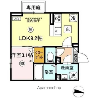 エスト・プラージュ【1階】の間取り