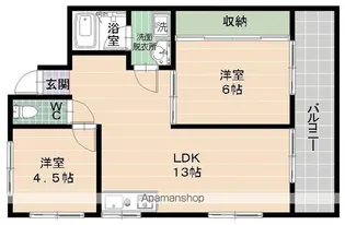 阿南ビル【302号室】の間取り