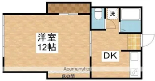 コーポ板井【203号室】の間取り