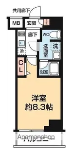 ARCOBALENO KANAMACHIⅡ【502号室号室】の間取り