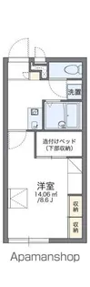 レオパレス打田【106号室】の間取り