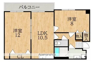 ウェルネスイトーピアステージⅠ【2階】の間取り
