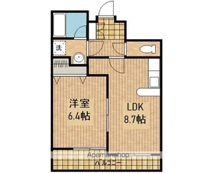 FORESTPARK盛岡【203号室】の間取り