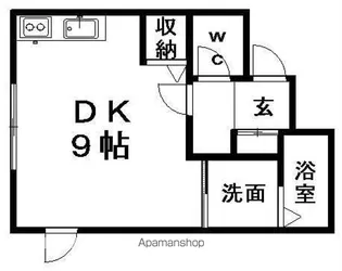 ARTNOW清田【405号室】の間取り