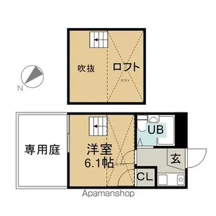 リエス森孝【1階】の間取り