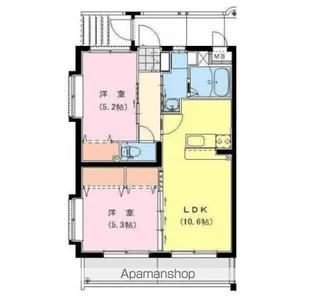 LACHIC【3階】の間取り