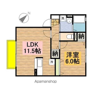 フルール・ ロメリア【2階】の間取り
